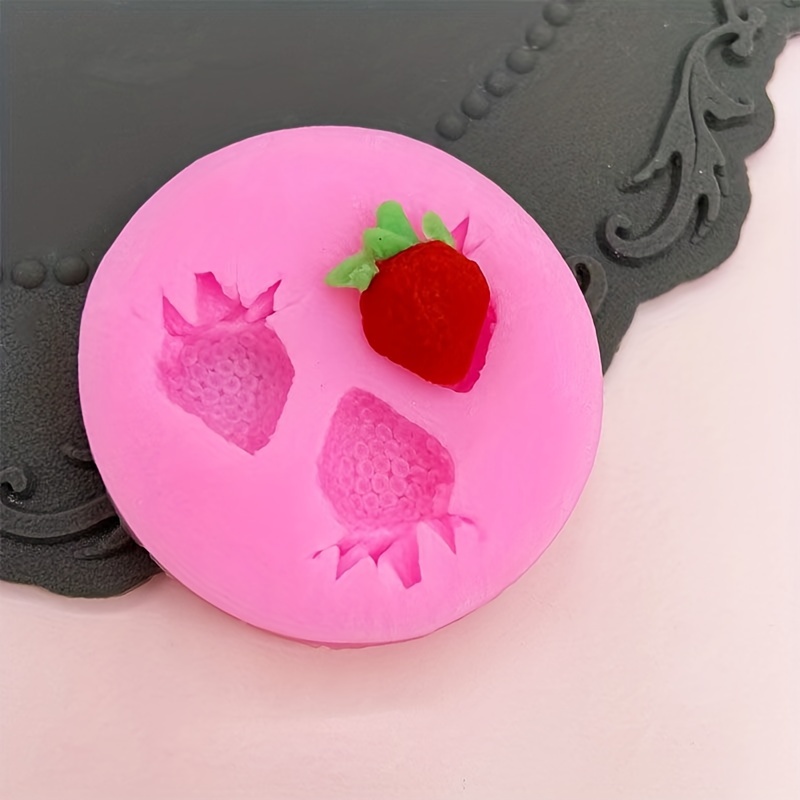 Fruits Chocolate Mold 3d Silicone Mold Cartoon Strawberry - Temu