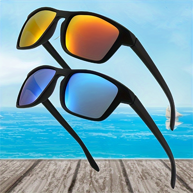 Comfortable Color Frame Polarized Lens Cycling Sunglasses - Temu