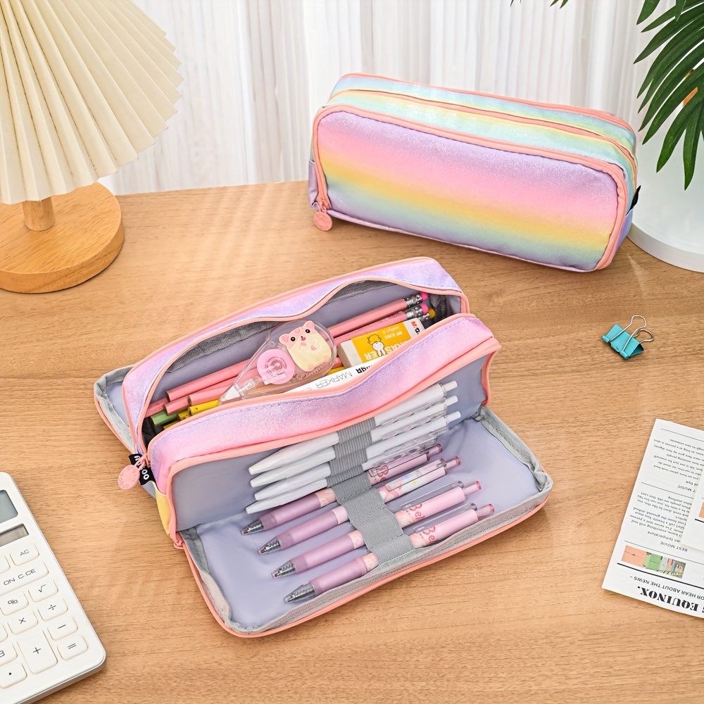 Christmas Pencil Case Simple And Large Capacity Primary - Temu