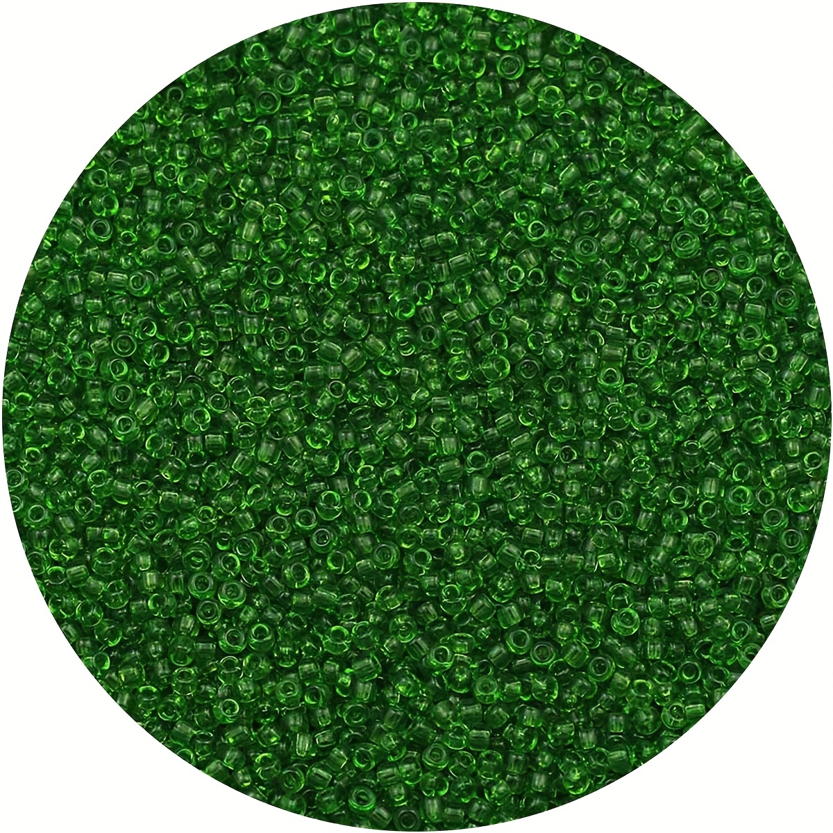 Image of 7500pcs 2mm Transparent Glass Seed Beads For Diy Bracelet Necklace Handmade Jewelry Crafting Supplies