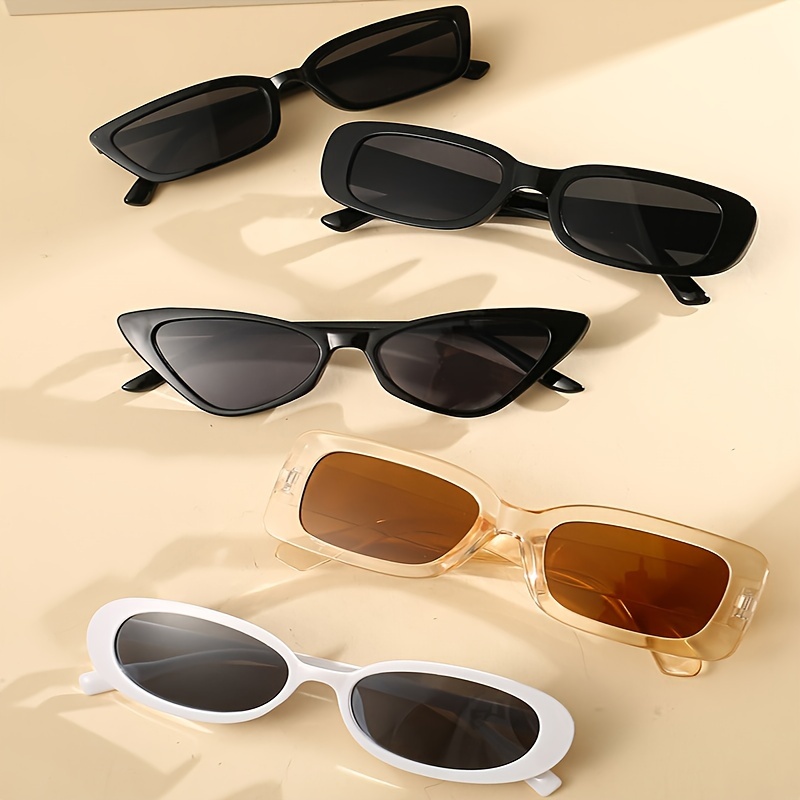 5 пар унисекс модных очков для пляжа, стильных и легких, подходящих для ежедневного украшения, детали подгонки 4