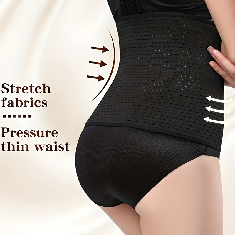 Waist Trainer Shaping Corsets, Hook & Loop Compression Girdle Belt Cincher,  Women's Underwear & Shapewear