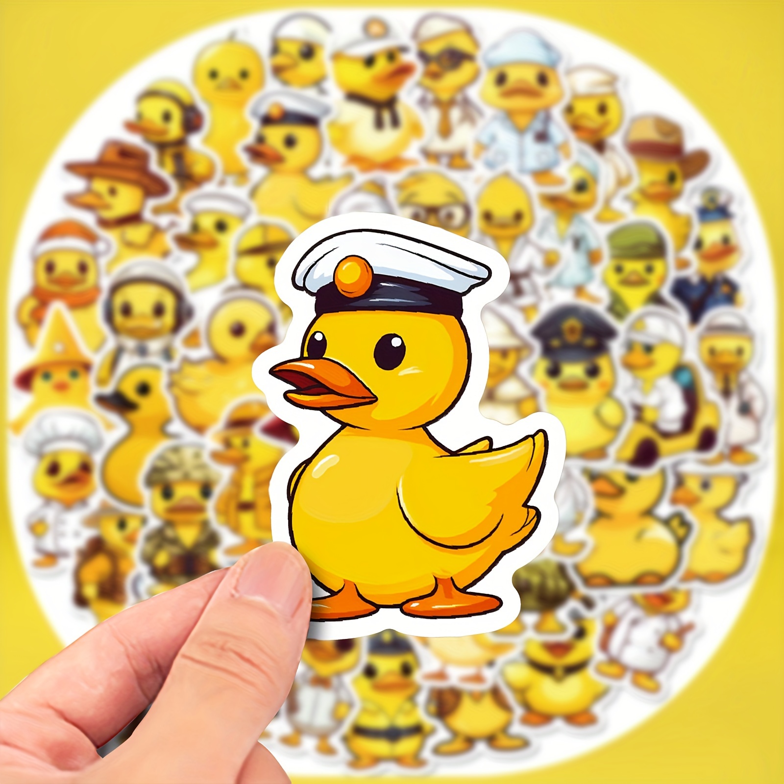 Tiny tiny duck Stickers Sticker for Sale by GlowinUp Shop
