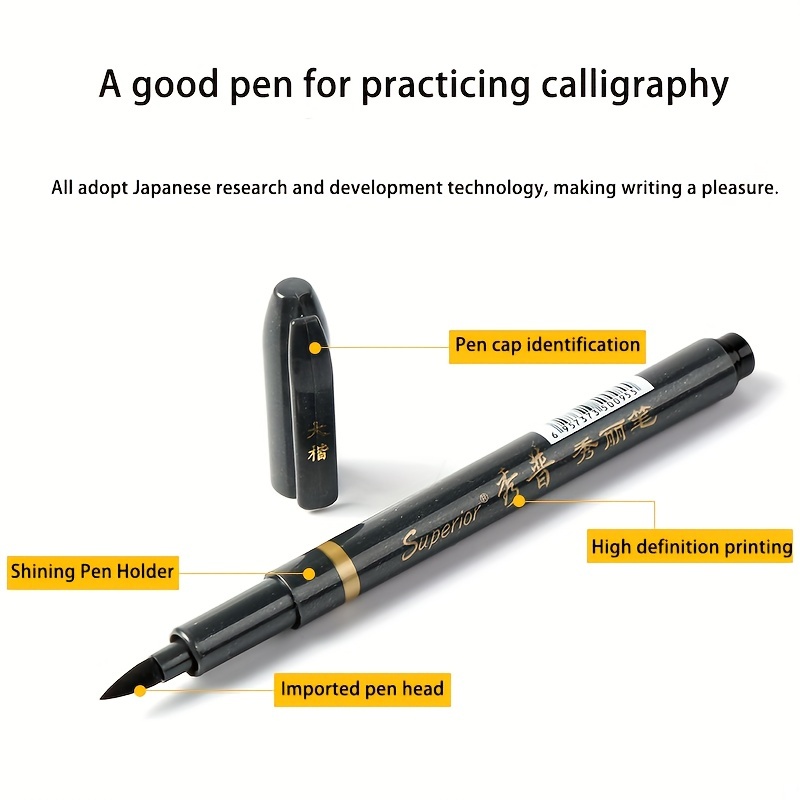 Calligraphy Pens Hand Lettering Pen 10 Size Caligraphy Brush Pens for Beginner Writing Sketching Drawing Illustration Scrapbooking Journaling