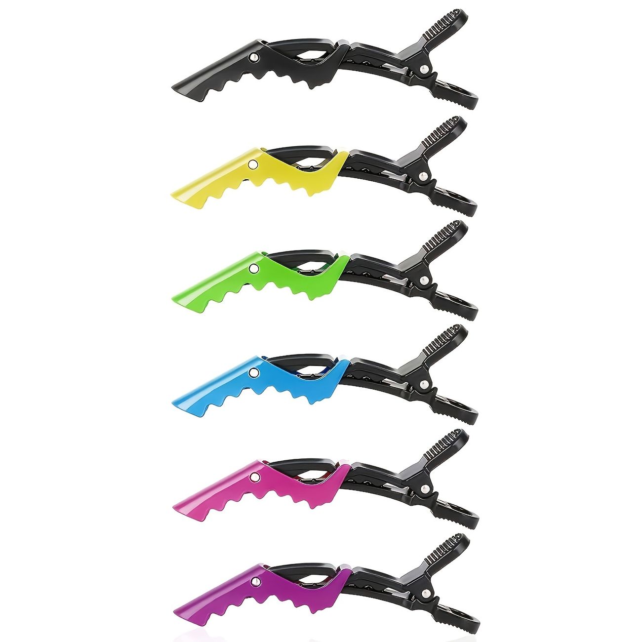 6pcs Hair Clips For Styling Sectioning Wide Teeth Professional Salon  Plastic Alligator Hair Clips Barrette | Shop On Temu And Start Saving | Temu