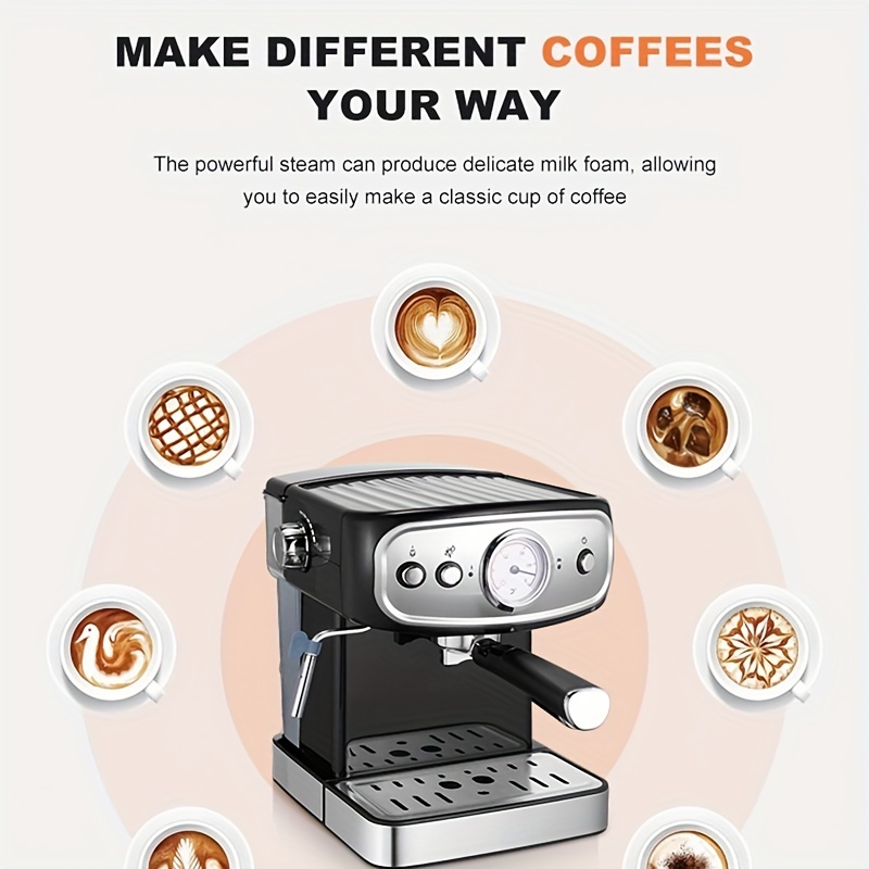 Coffee Machine, American Style, Italian Two-in-One, Can Do All Kinds of  Coffee, Milk Foam, Etc