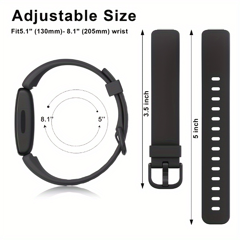 Resin Band Adjustable Bracelet Strap For fitbit inspire 2/Inspire HR Smart  Watch