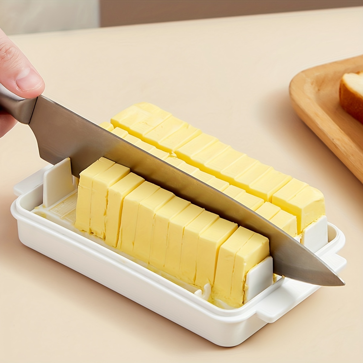 Butter Cutting Box Cheese Storage Box with Lid Butter Dish with