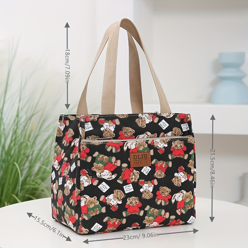 Designer Lunch Bags for Women Thermal Insulation Lunch Bag Outdoor