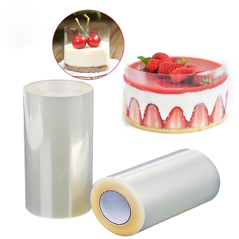 Transparent Hard Mousse Round-Inch Birthday Cake Clear Decorative Plastic  Baking Pack Bakeware Tools Kitchen Accesories