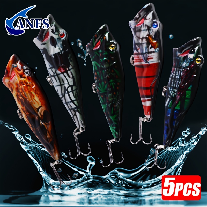 Fishing Lures: 3d Eyes Artificial Fish Bait Popper Lure Bass