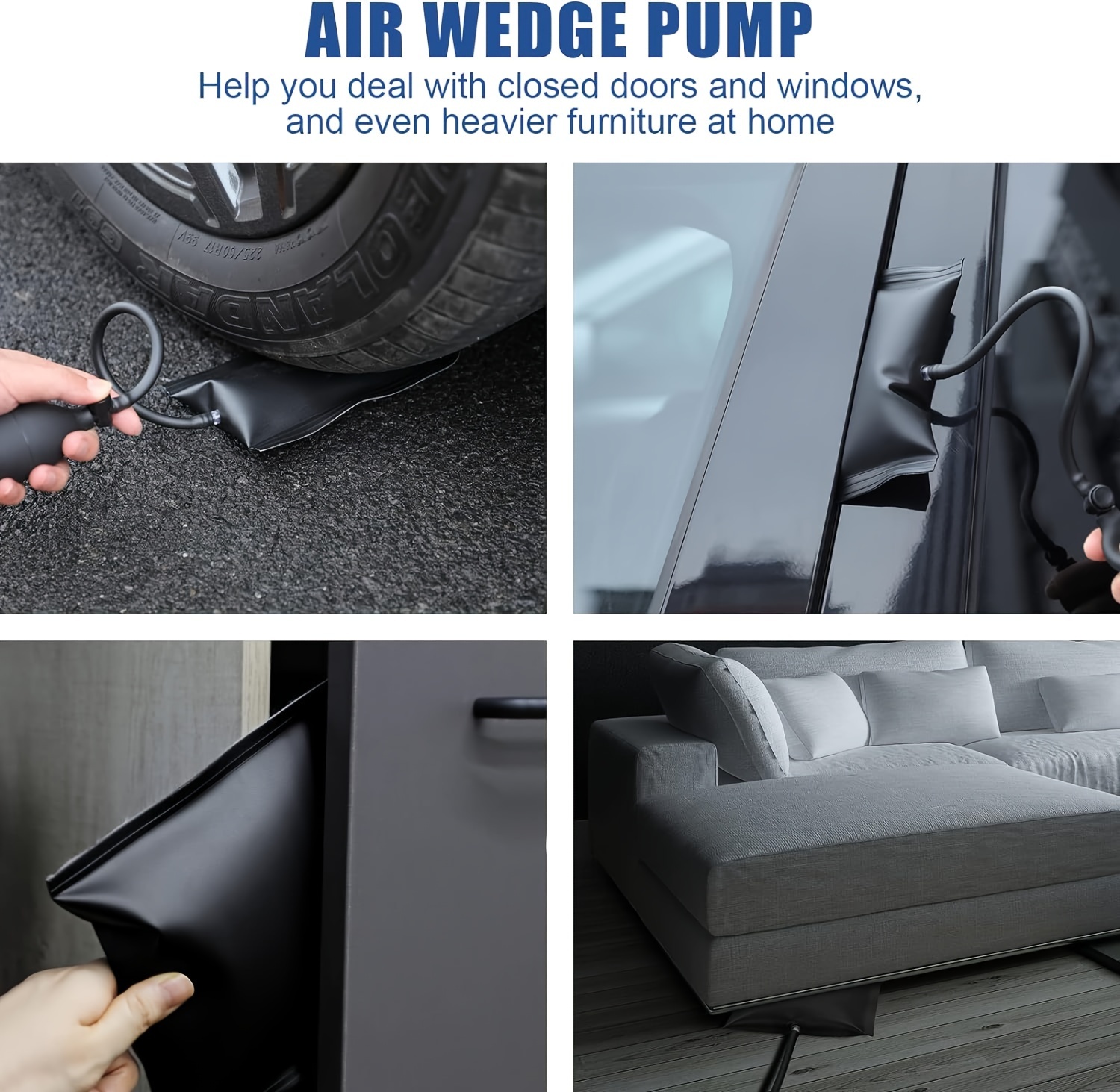 Car Commercial Grade Air Wedge Bag Pump Professional - Temu United Kingdom