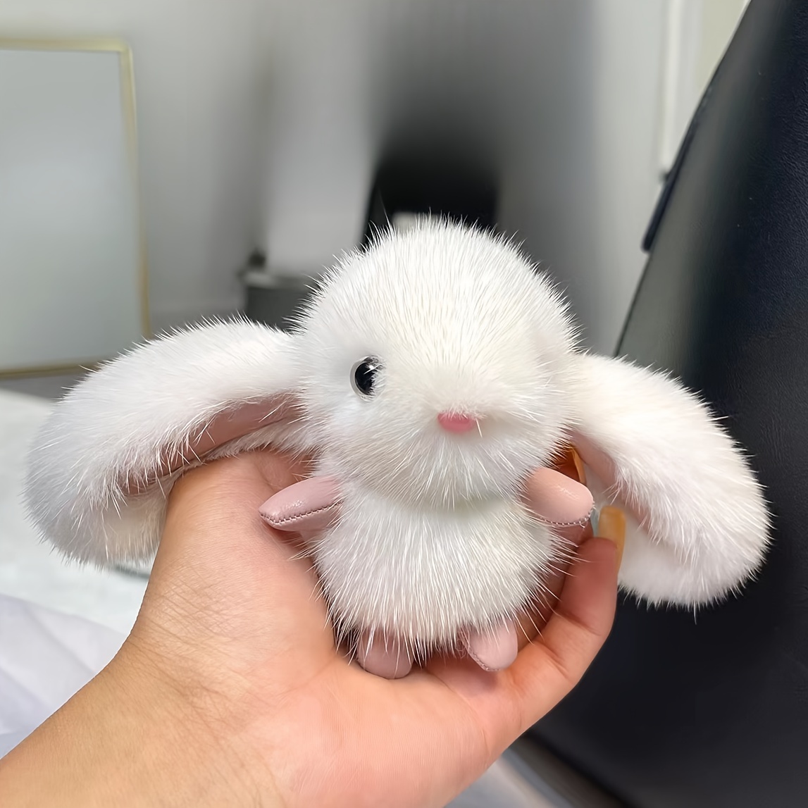 

Imitation Mink Plush Cute Rabbit Birthday Gift Car Keychain Bag Pendant Easter Gift
