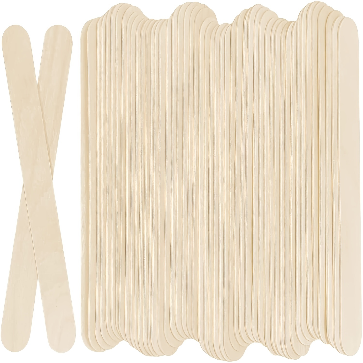 Craft Sticks Ice Cream Natural Wood Popsicle Length For Diy - Temu