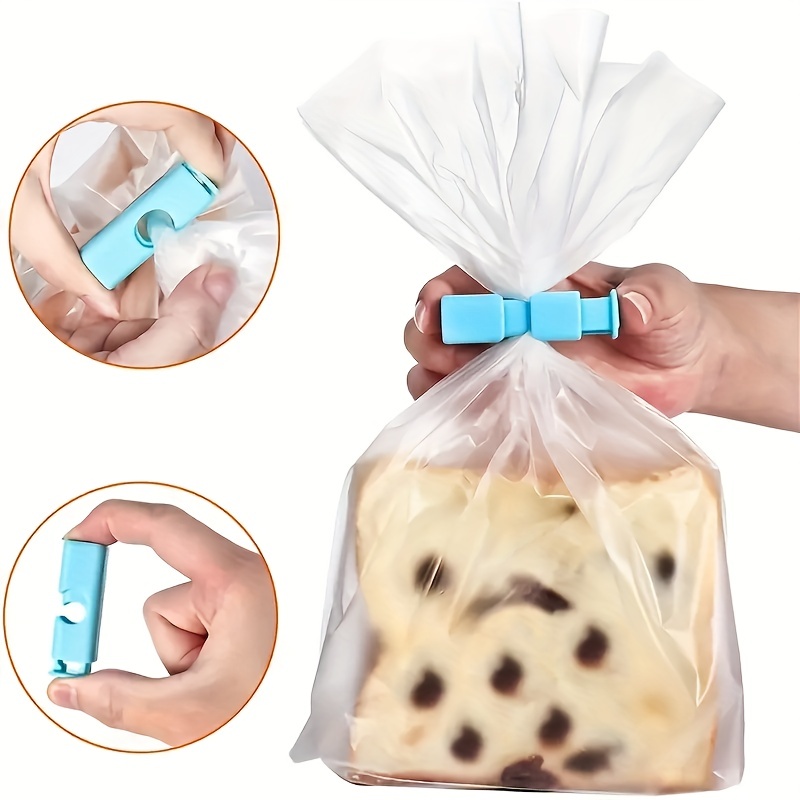 Kitchen Plastic Bag Sealing Clips, Snack Bag Moisture Proof Airtight Clips,  Household Food Freshness Sealer Clamp, For Snack, Chips Bags, Food Storage,  Kitchen Supplies - Temu