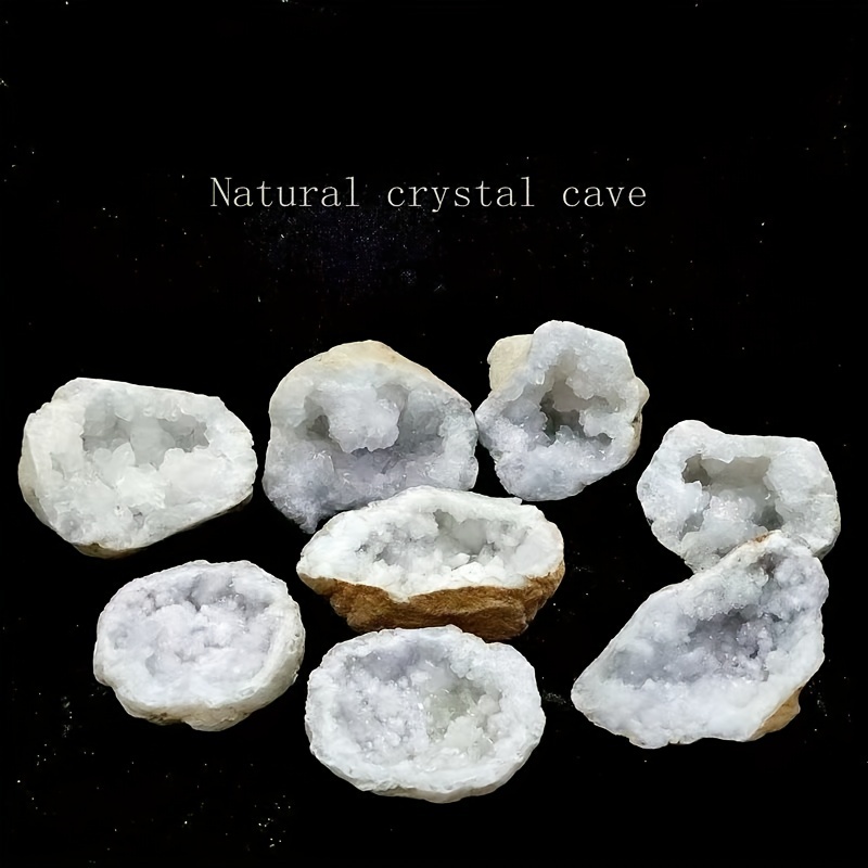 Natural Agate Geode Raw Crystals Mineral Energy Healing Quartz Rough Stones