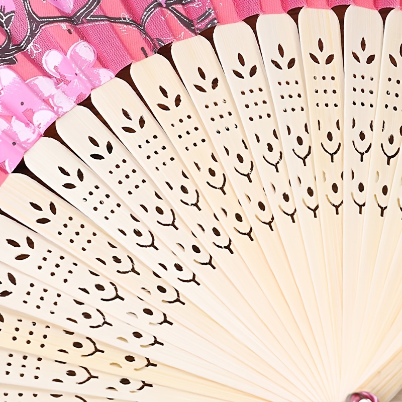 Vintage Flower Fan Summer Folding Fan