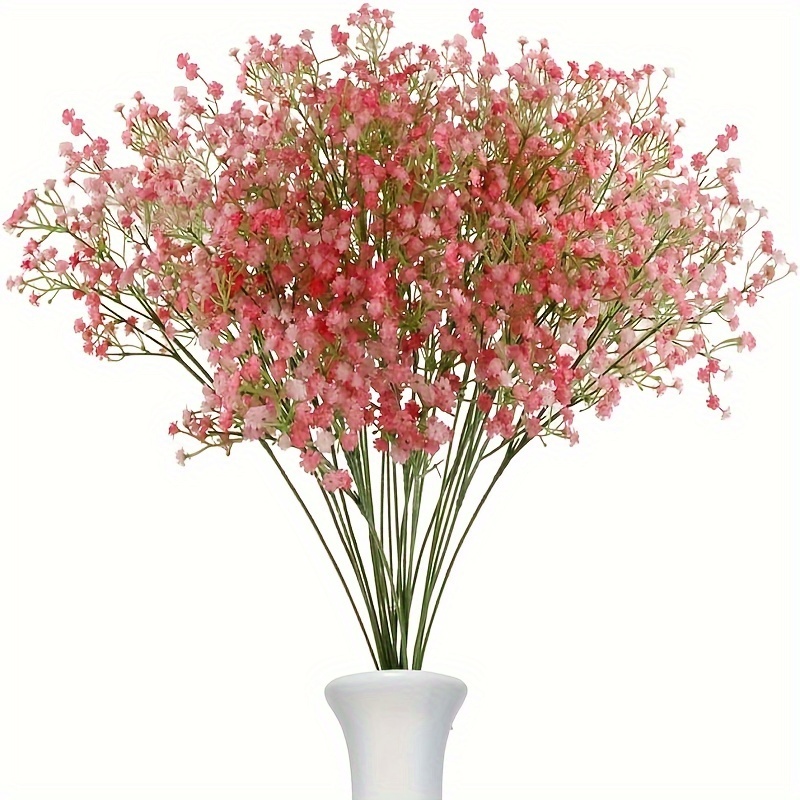 Flores preservadas secas frescas naturales Gypsophila Paniculata, ramo de  flores de aliento para bebé, arreglo de boda, fiesta, decoración del hogar