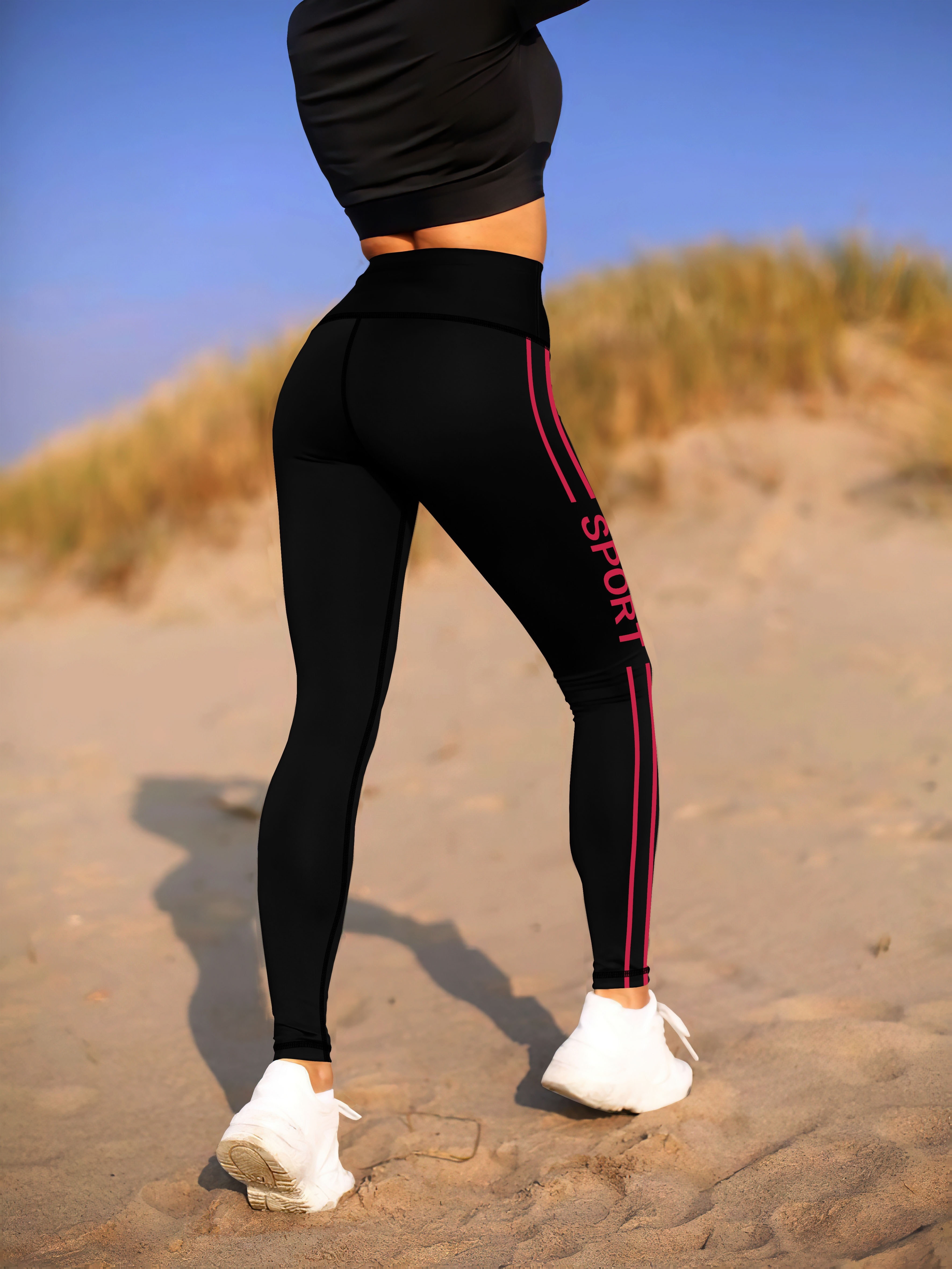 Yoga Pants Leggings For Women High Waist Tummy Control Compression For  Workout Jogging Cycling Table Tennis Volleyball Tennis 