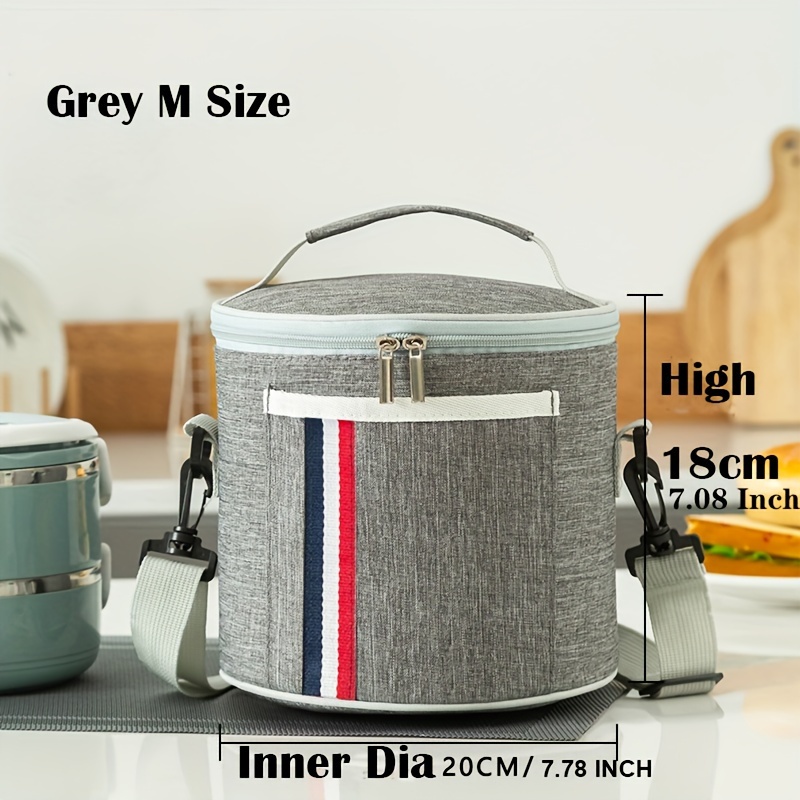 Leakproof Lunch Box Stainless Steel Thermal Insulated Lunch Bag