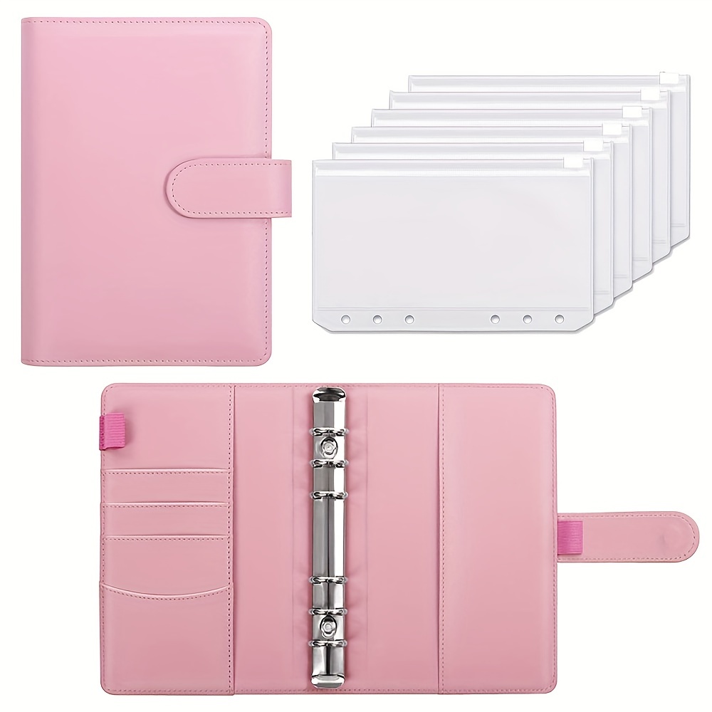 Nuovo Sistema Di Buste Per Buste Per Notebook Con Raccoglitore Di Budget  Per Pianificatore In Pelle PU A6 Con Tasche Raccoglitore Per Organizzatore  Di Banconote A Risparmio Di Denaro - Temu Italy