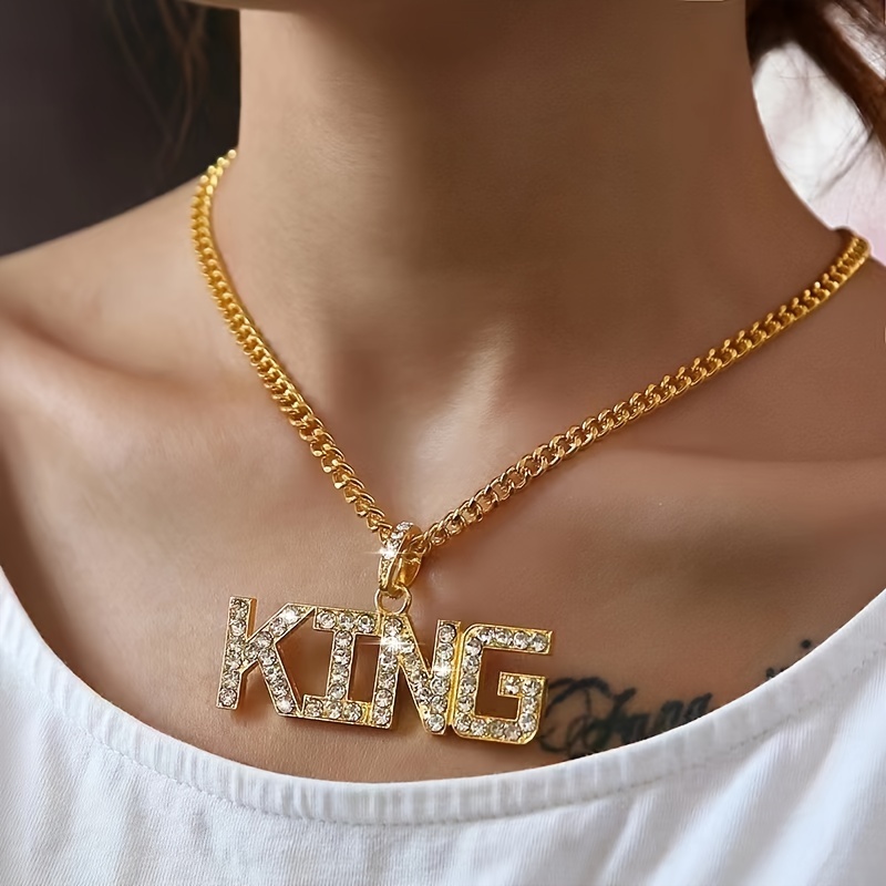 Men Hip Hop KING Pendant Necklace - Affordable Quality, Fun Shopping, Free  Shipping