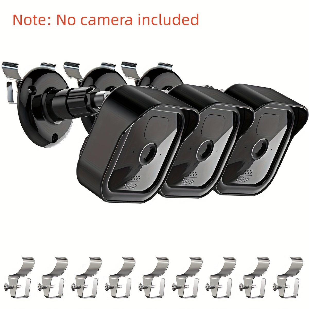 Blink Outdoor (3rd gen) Camera Wall Mount Bracket, 5 Pack Plastic  Protective Housing and 360° Adjustable Mount with Blink Sync Module 2 Mount  for