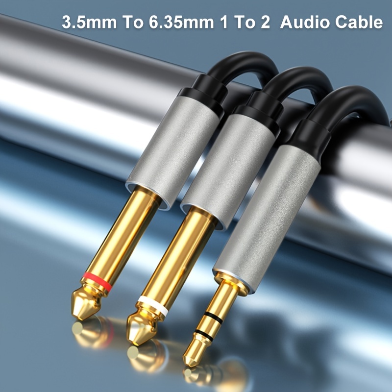 Y Splitter Câble Rallonge Doré 3 5 Mm Jack Microphone Casque - Temu  Switzerland