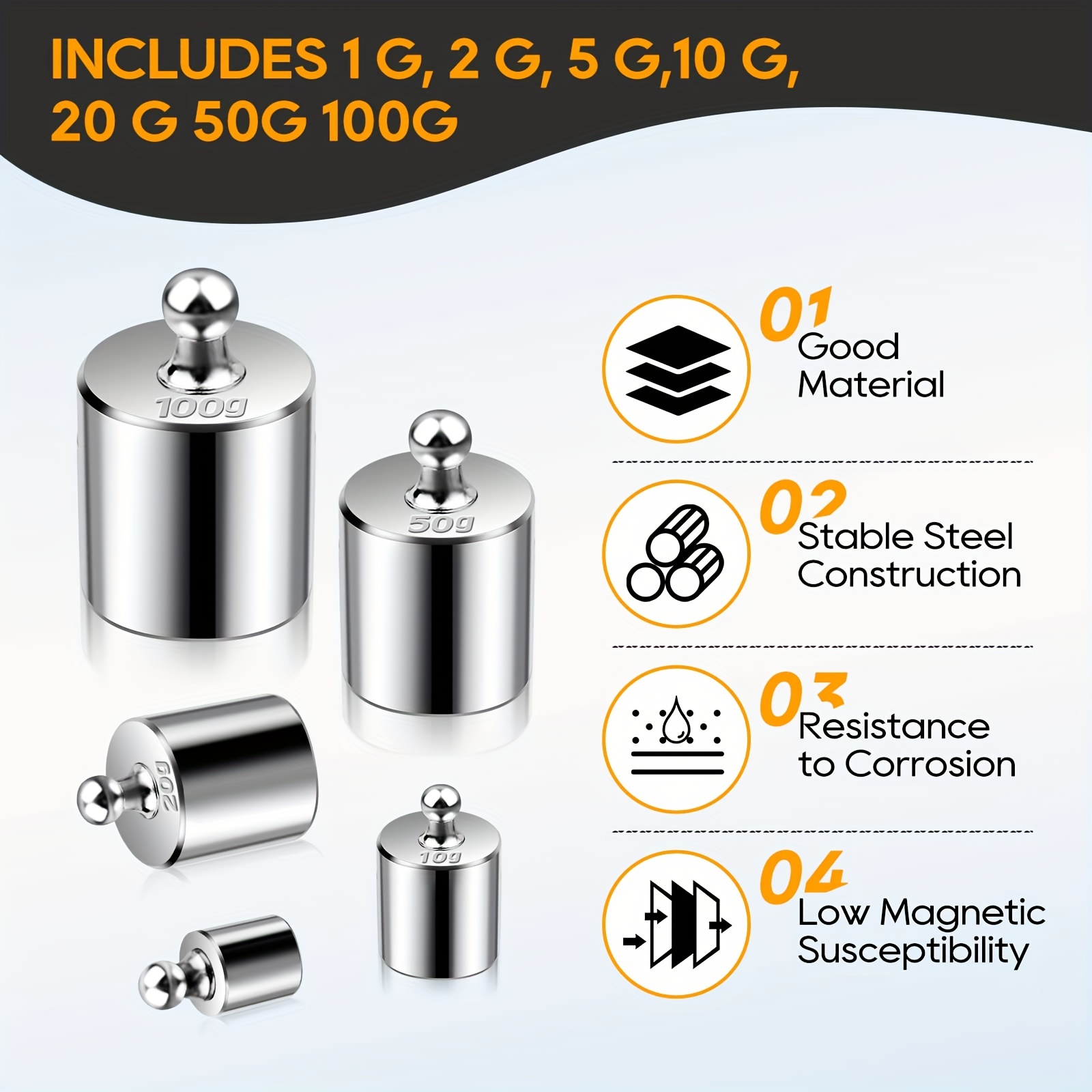 Calibration Weight Calibration Gram Scale Weight Set For - Temu