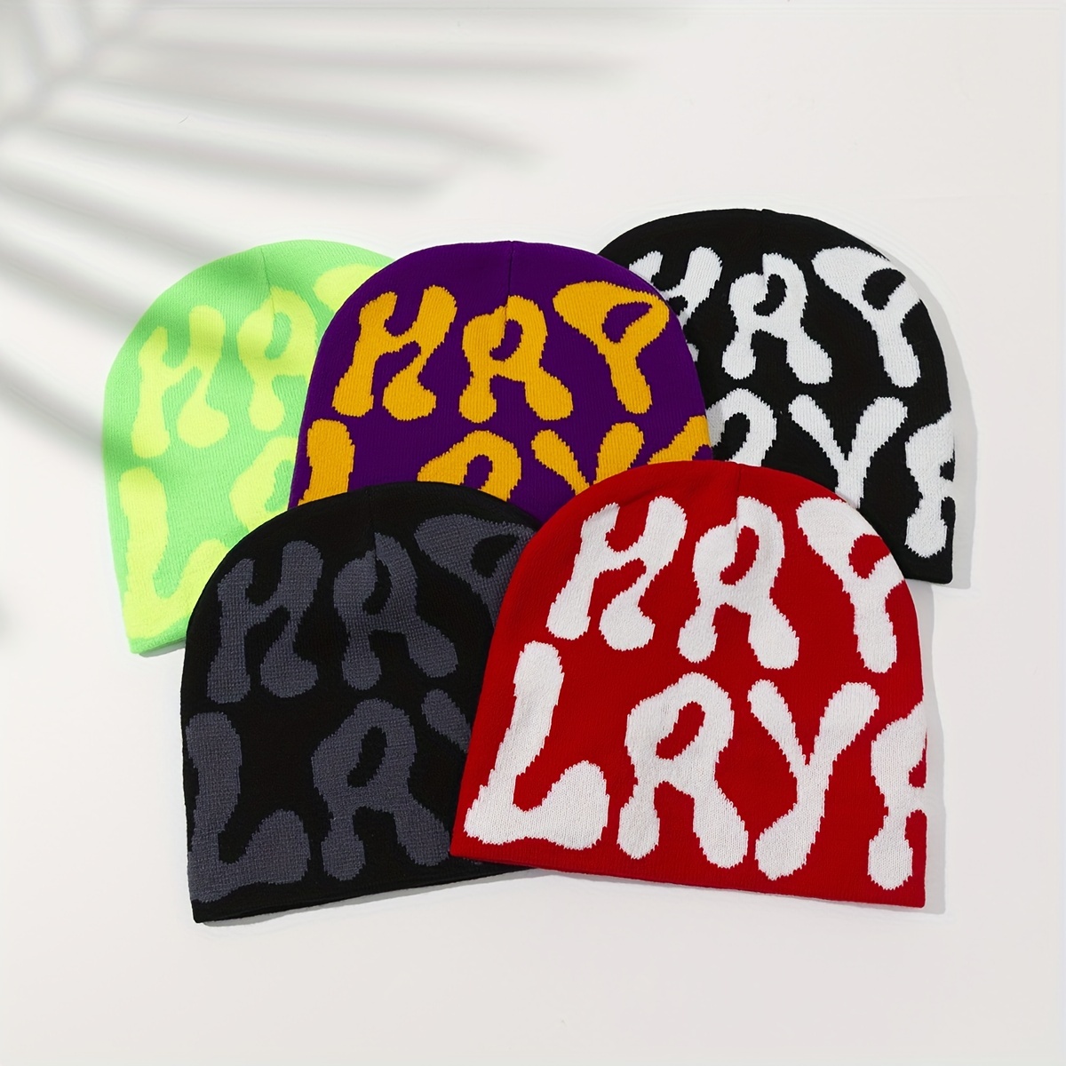 Y2K Hip Hop Candy Knitted Beanie Hat