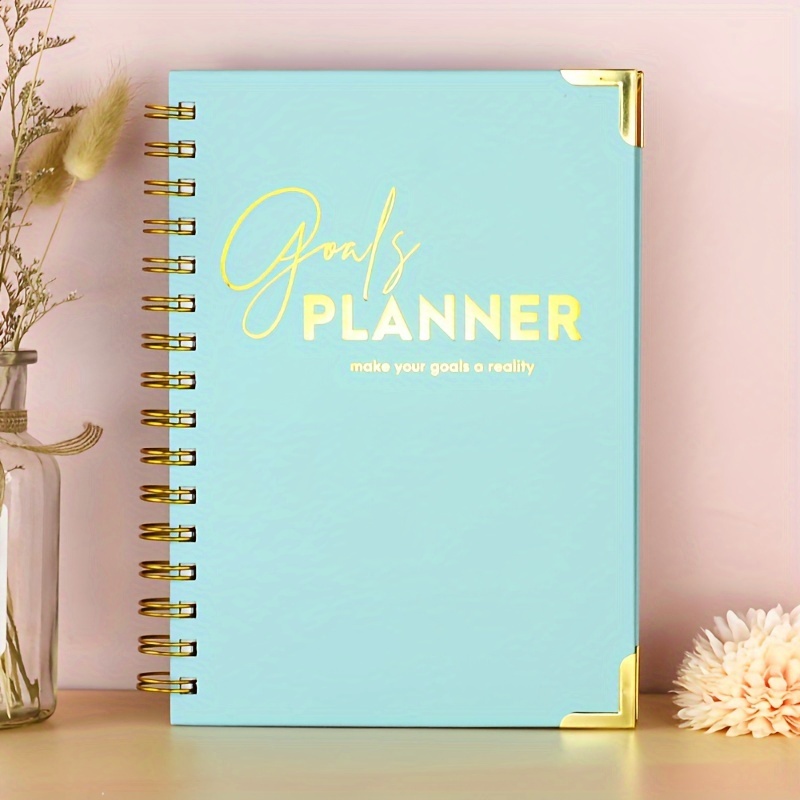 2024 Agenda Book Planner Notebook Coil Book Weekly Plan Book - Temu