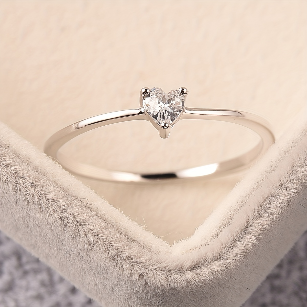 Bague Cocktail Audacieuse Argent Sterling 925 Avec Zircone Cubique 2,5 Carats - Taille 6
