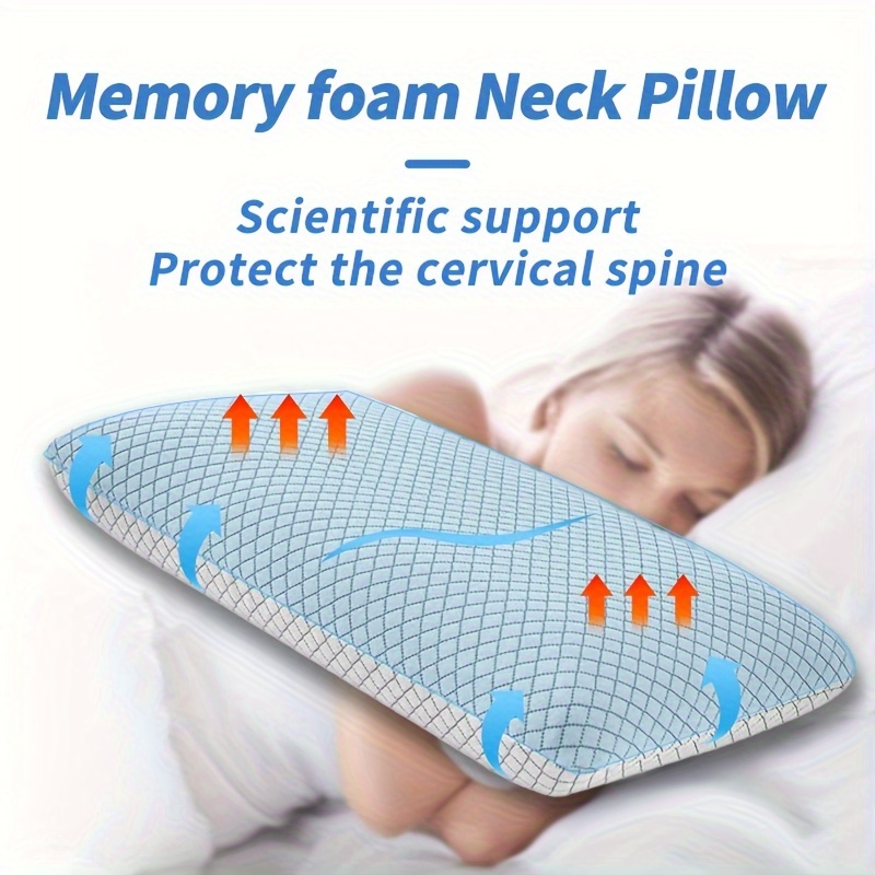 Almohada Ortopédica Natural Memoria Ayudarte Dormir Protege - Temu