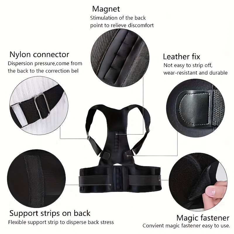 Magnetic Posture Corrector Men Women Hunchback Correction - Temu