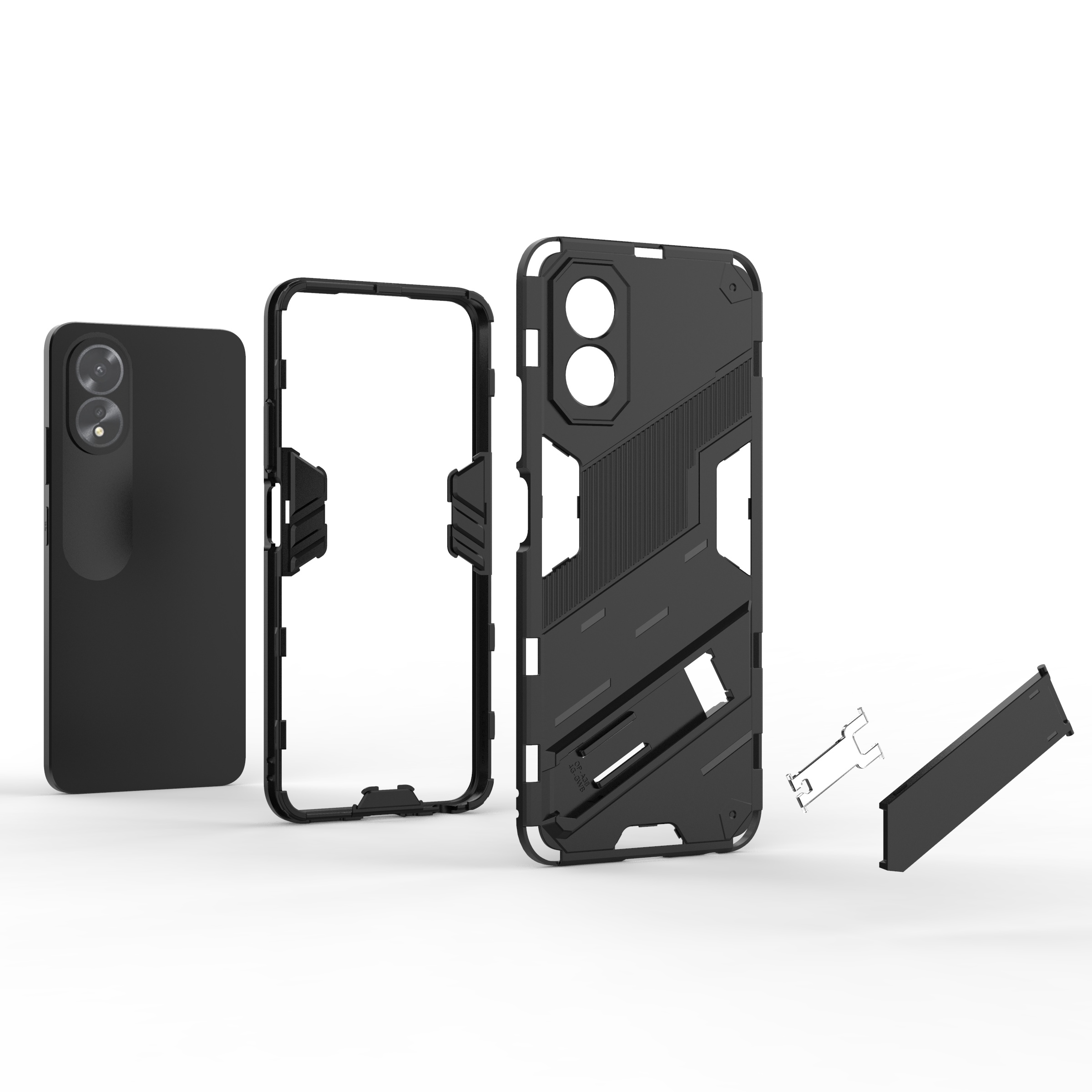 

Applicable For Oppo Phone Case A38 Protective Case Lens Full Coverage Anti-fall For Soft Edge 4g Cool Ring Holder Shell For Men And Women Curved Surface
