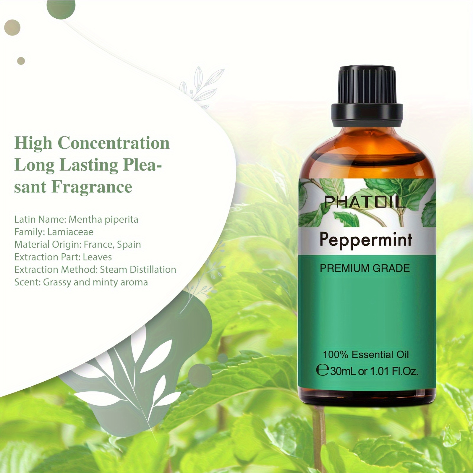 Peppermint Essential Oils /1.01 Fl.oz For Diffusers - Temu