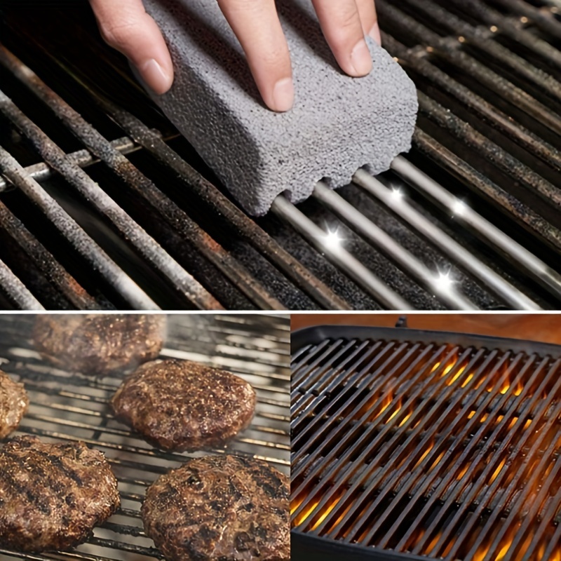 

1pc, Home Outdoor Grill Cleaner Brick Tool Brush, High Temperature Resistant Foam Glass Pumice Stone Grill Pan Cleaner Stone Brick, Barbecue Cleaning Stone Kitchen Tools Accessories