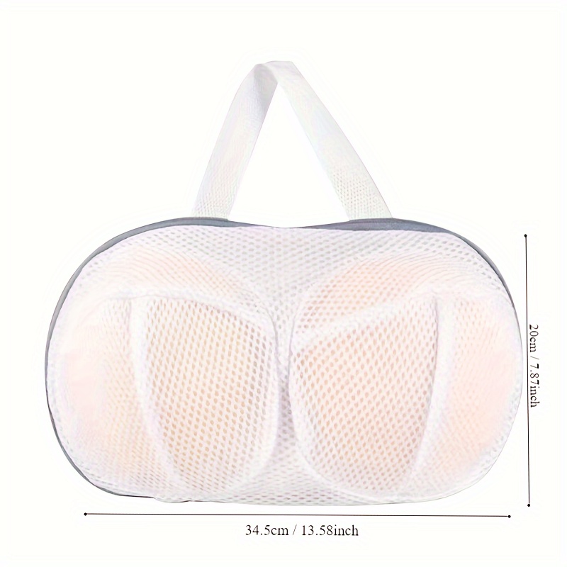 Mesh Laundry Bag Bra Laundry Bags Underwear Clean Wash Net Triangle Bags  with Zip for Washing Machine 5Pcs : : Home