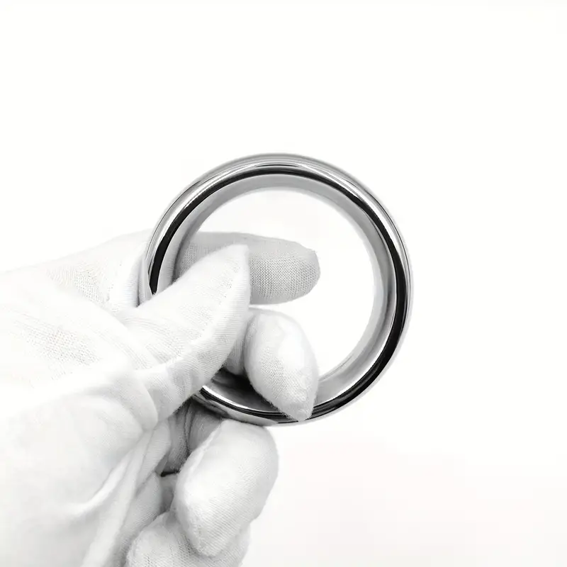 Bdsm Metal Penis Ring For Male Ejaculation Delay Erection - Temu