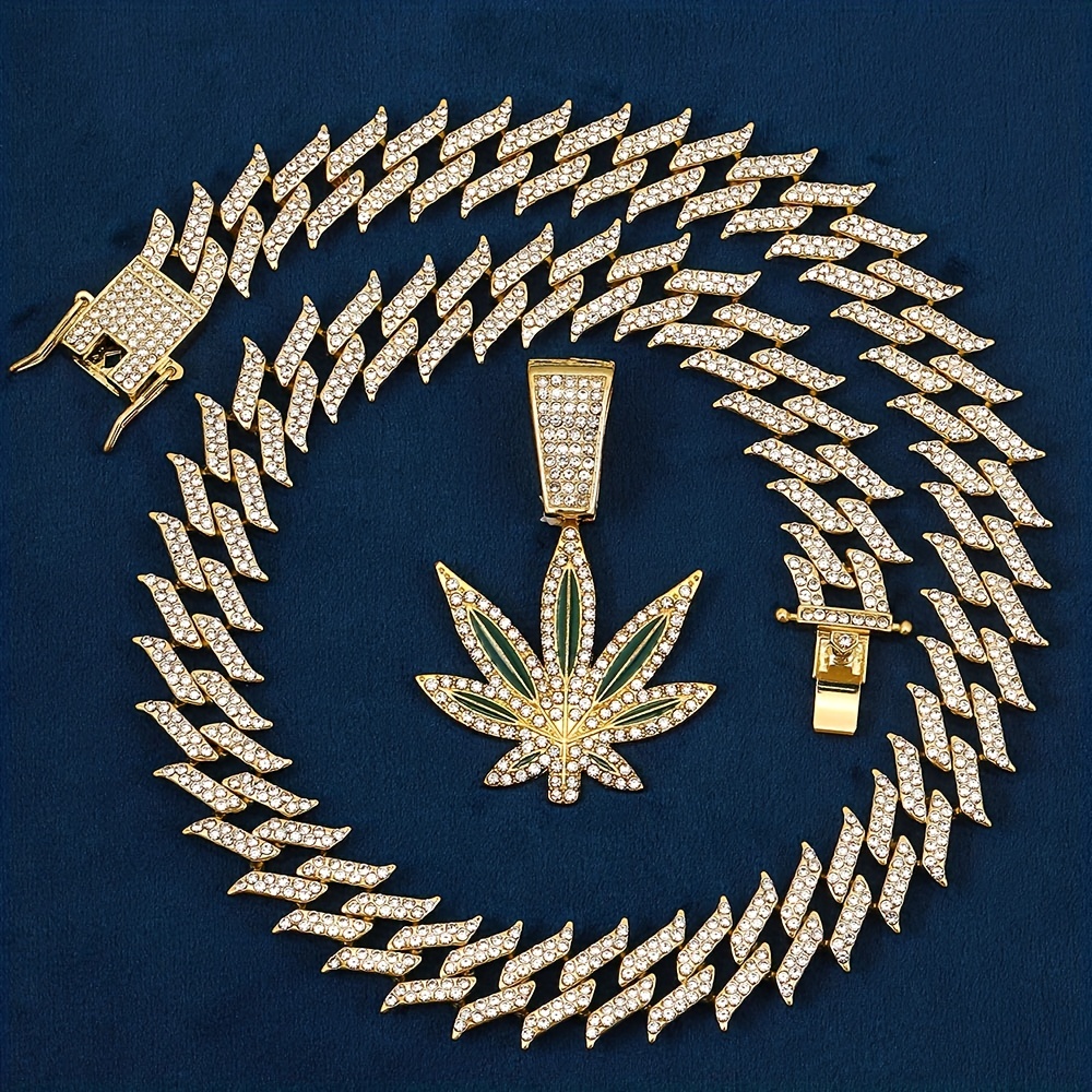 Iced out weed on sale chain