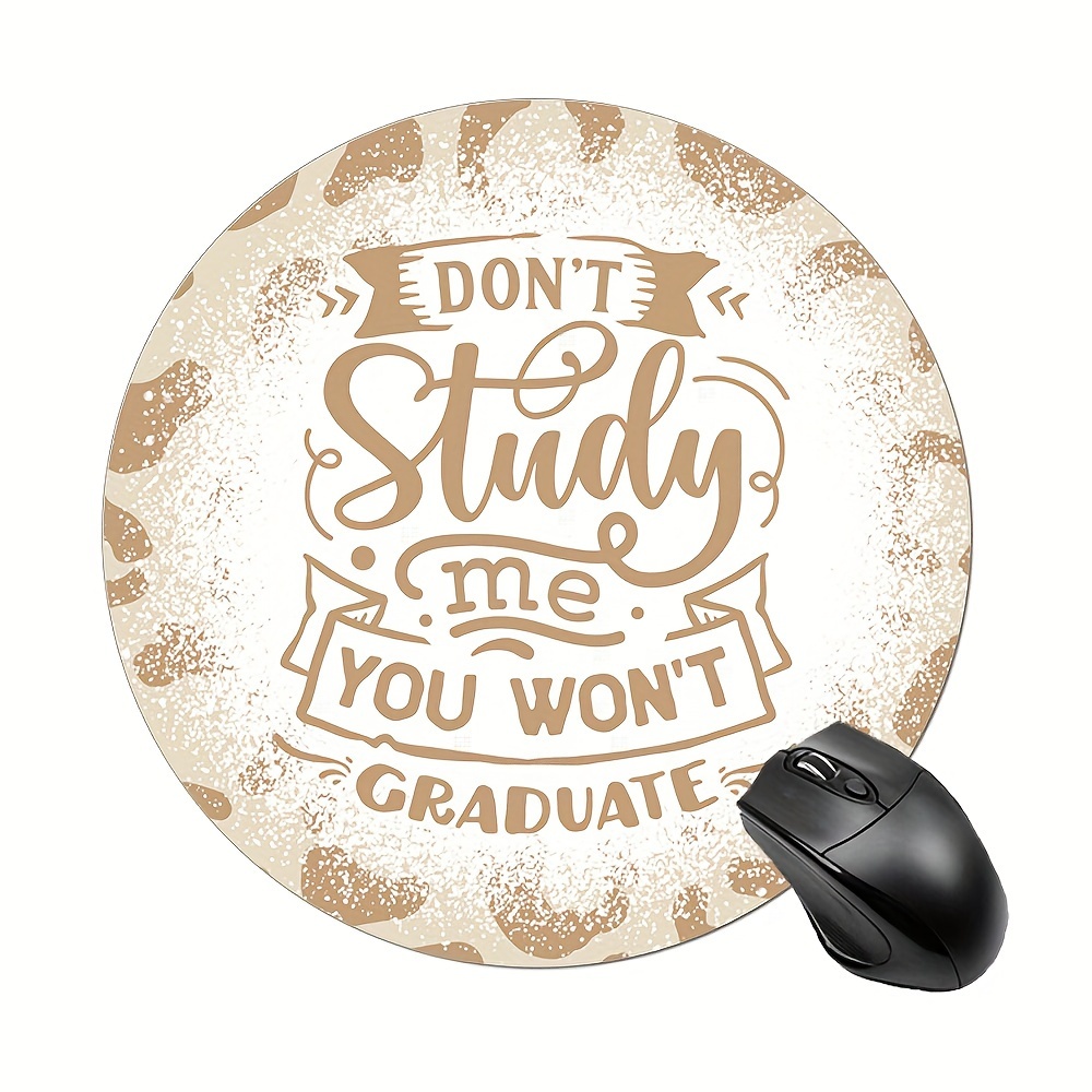 Cute Elephant Students' Round Mouse Mat Cute Mouse Pad With - Temu