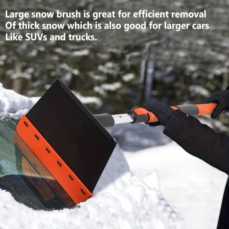 Extendable Ice Scraper Snow Brush Detachable Snow Removal - Temu