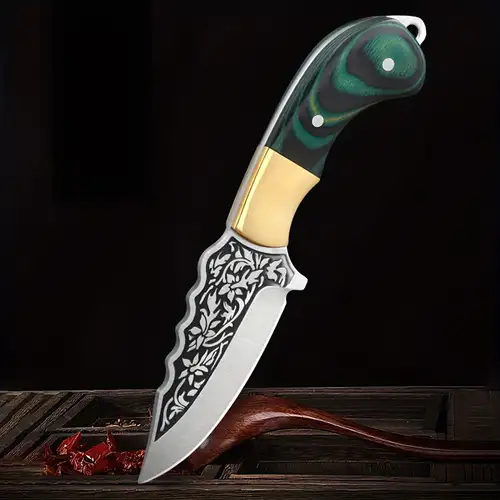 Damascus Steel Speed Knife Handle Meat Pocket Knife Eating - Temu