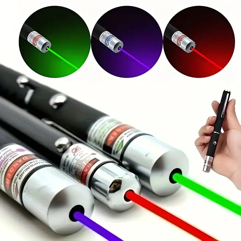 1pc Puntatore Laser - Luce Rossa/verde/viola, Penna Laser