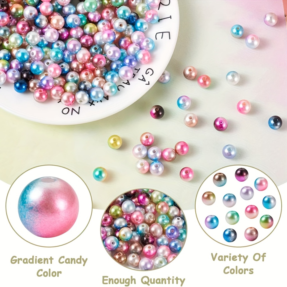 Frosted Solid Macaron Candy Color Embroidery Beads For Diy - Temu