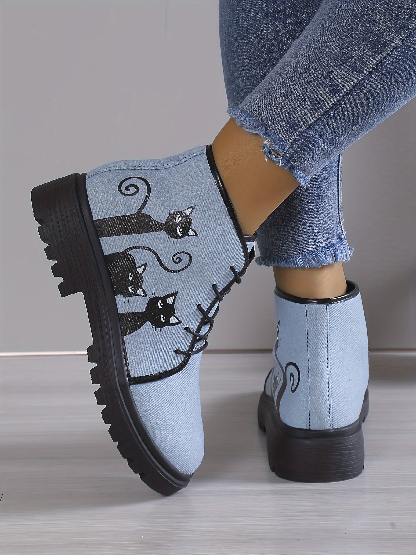 Cat heel clearance boots