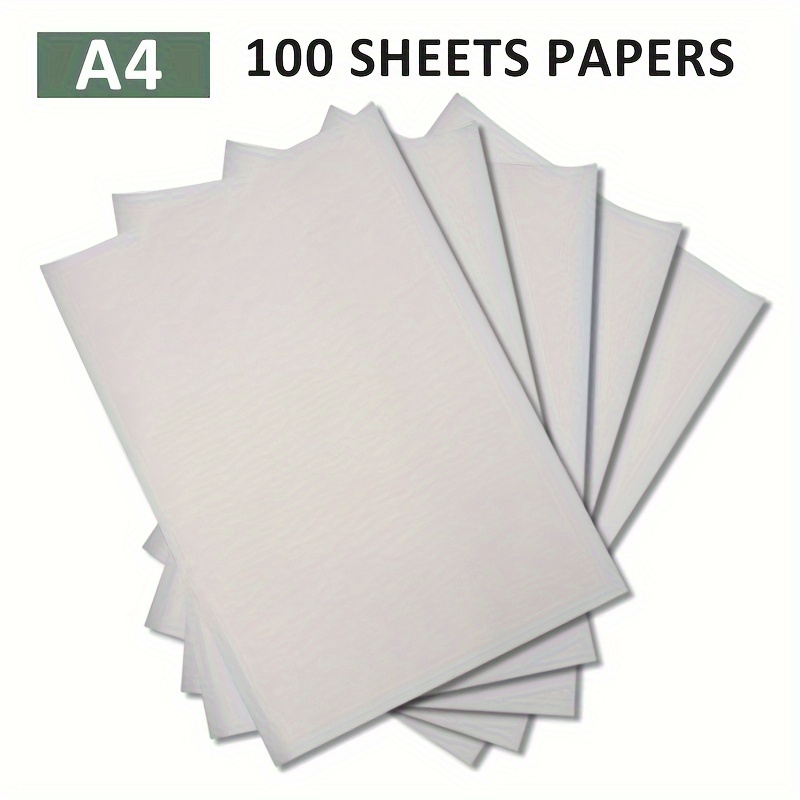 100 Sheets Carbon Transfer Tracing Paper For Wood, Paper, Canvas And Other  Art Surfaces