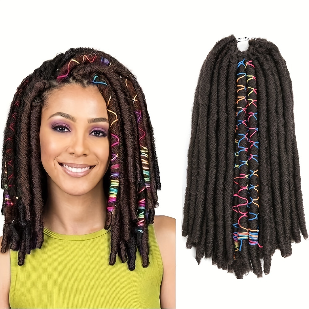 12 Inch Goddess Faux Locs Dreadlocks Hair Extensions Dreadlocks Crochet