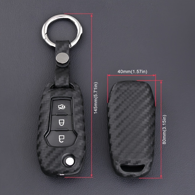 Silicone Flip Remote Control Car Key Cover Case Bag Holder - Temu