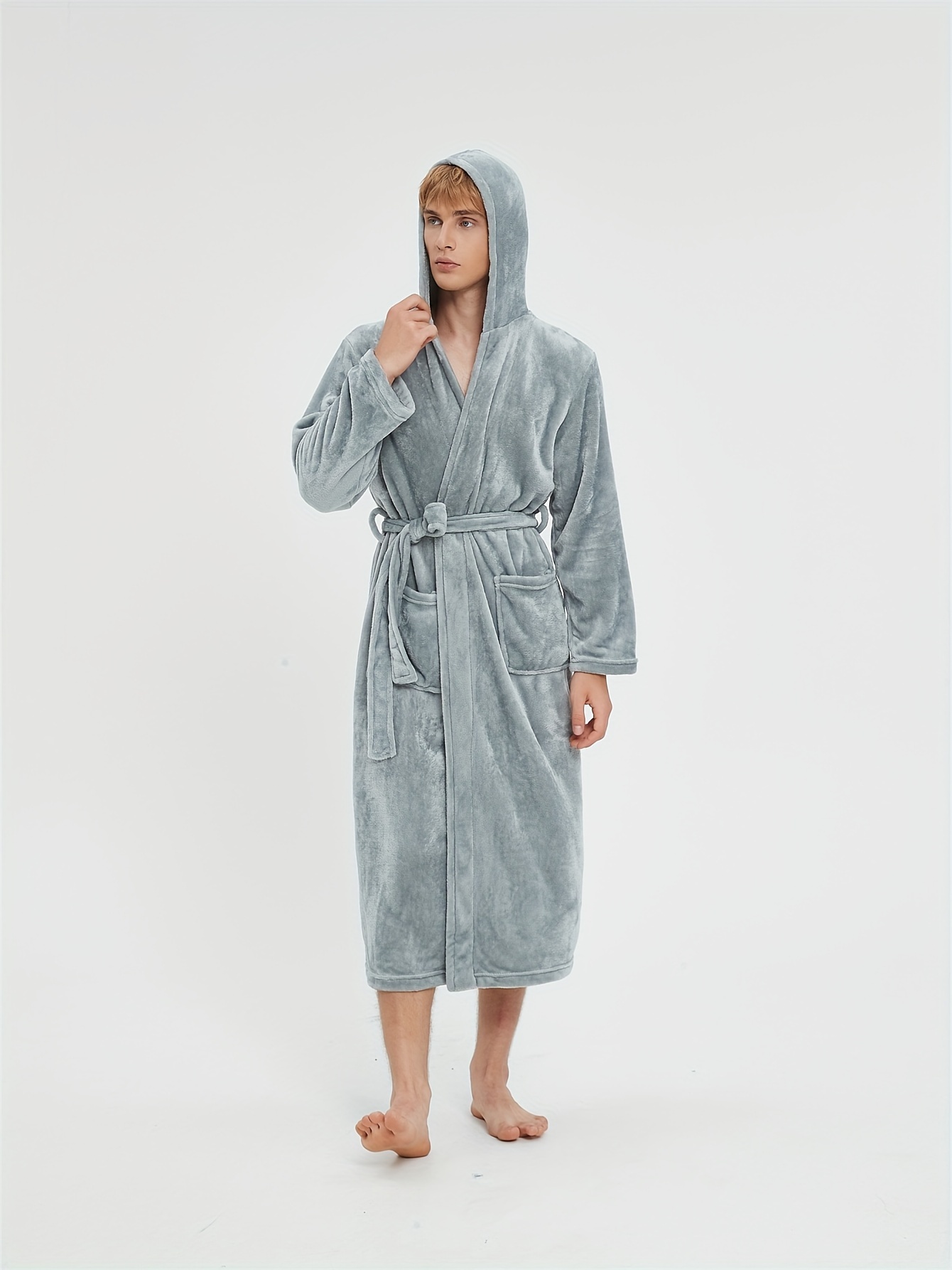 Batas para las mujeres corto polar bata cálida casa abrigo mujeres hotel  albornoces para mujer moda